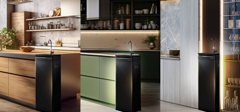 Máy lọc nước Panasonic đặt tại vị trí phù hợp