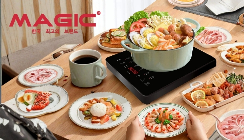 Bếp hồng ngoại Magic là thương hiệu đến từ Hàn Quốc