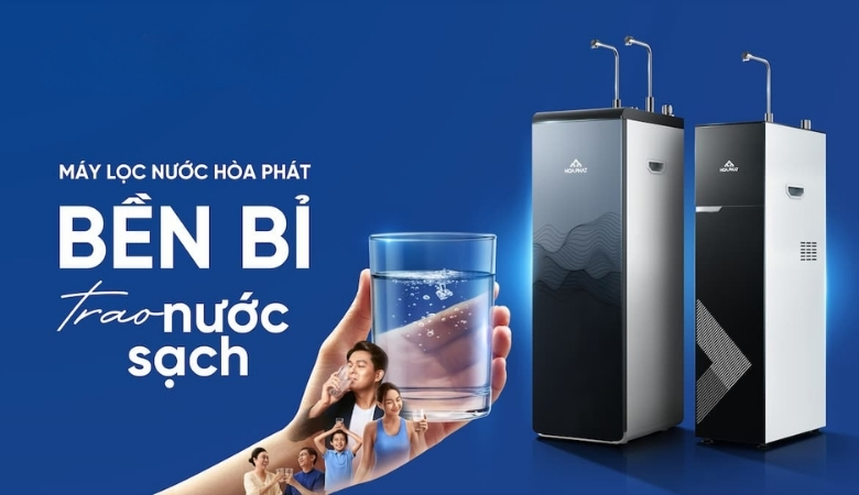Máy lọc nước thương hiệu Hoà Phát