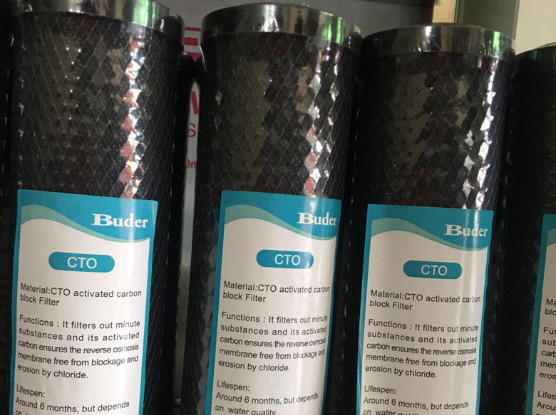 Lõi lọc nước bao lâu thay 1 lần - Thay lõi lọc than hoạt tính CTO