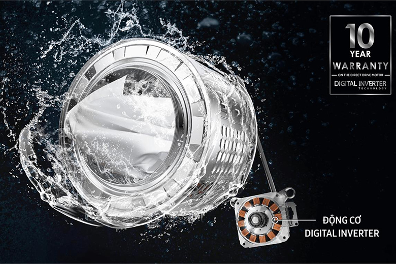 Máy giặt Samsung WW80T3020WW nhắc đến công nghệ giặt Digital Inverter