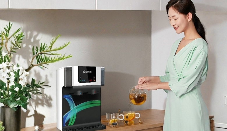 Máy lọc nước A. O. Smith tích hợp nóng lạnh