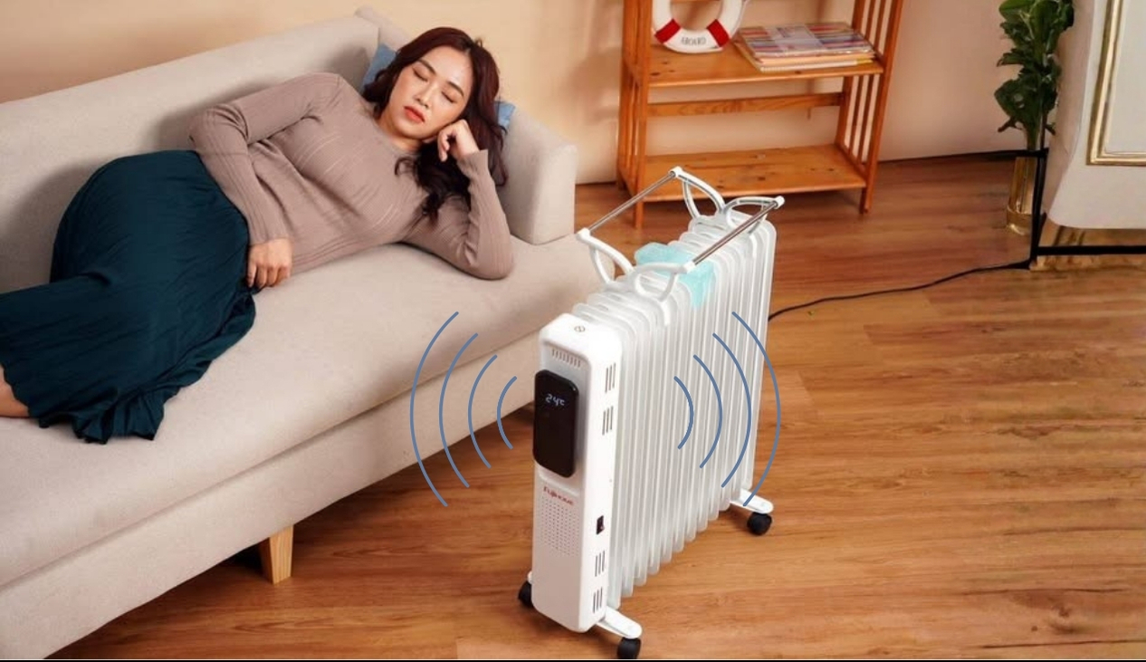 Máy sưởi dầu kêu lạch cạch - chọn vị trí đặt máy phù hợp