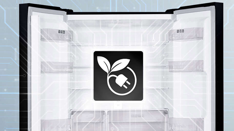 Tủ lạnh Sharp Inverter SJ-FXP510VG-BK tiết kiệm điện