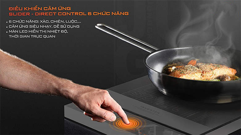 Bảng điều khiển cảm ứng thông minh - Bếp hồng ngoại đơn Junger IS-19