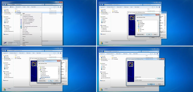 Cách cập nhật phần mềm cho Tivi Samsung thực hiện giải nén