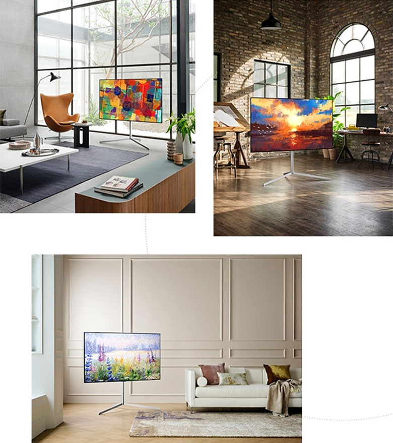 Smart Tivi Nanocell LG 4K 55 inch 55NANO77TPA có kích thước phù hợp