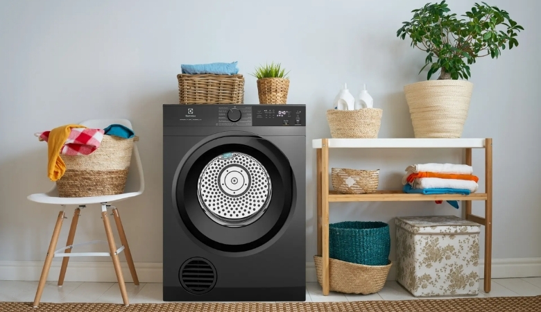 Máy sấy quần áo Electrolux thiết kế hiện đại