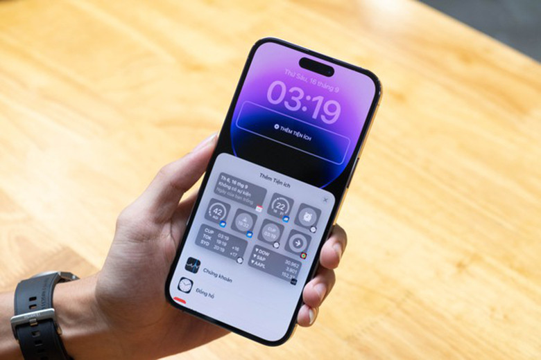 14 Pro Max 1TB MQC53VN/A Deep Purple có notch viên thuôc