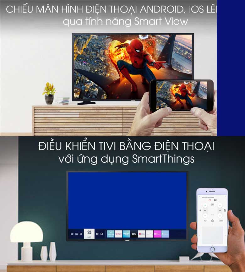 Tivi Samsung 32 inch UA32T4500 sở hữu các tính năng thông minh