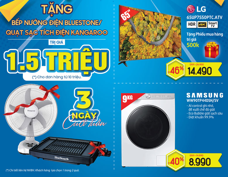 Giá Giảm Sâu Quà Cực Đỉnh - Giảm tới 46% - Trả góp lãi suất 0đ