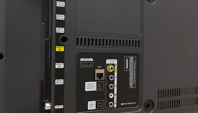 Smart Tivi LG 4K 43 inch 43UP7550PTC xác nhận các cổng kết nối