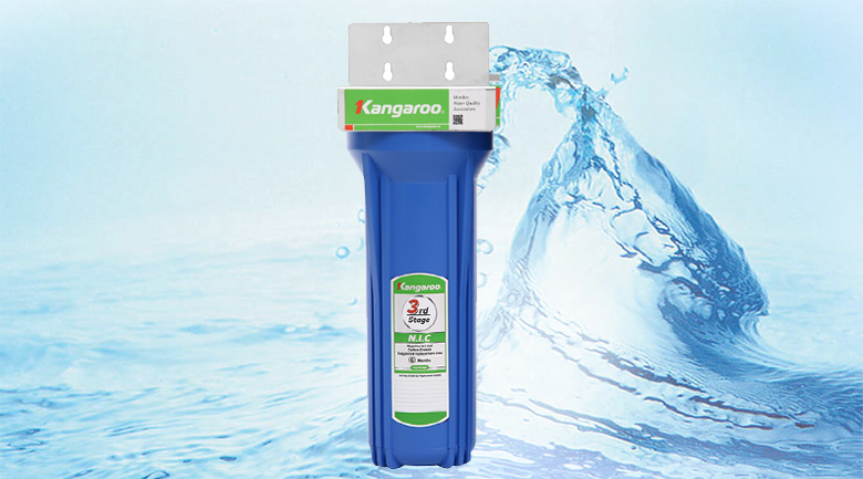 Cốc 3 với lõi hạt ion hấp thụ canxi, mage, làm mềm nước