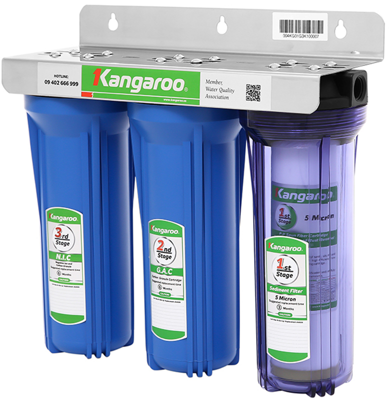 Bộ cốc lọc đầu nguồn Kangaroo KG01G3