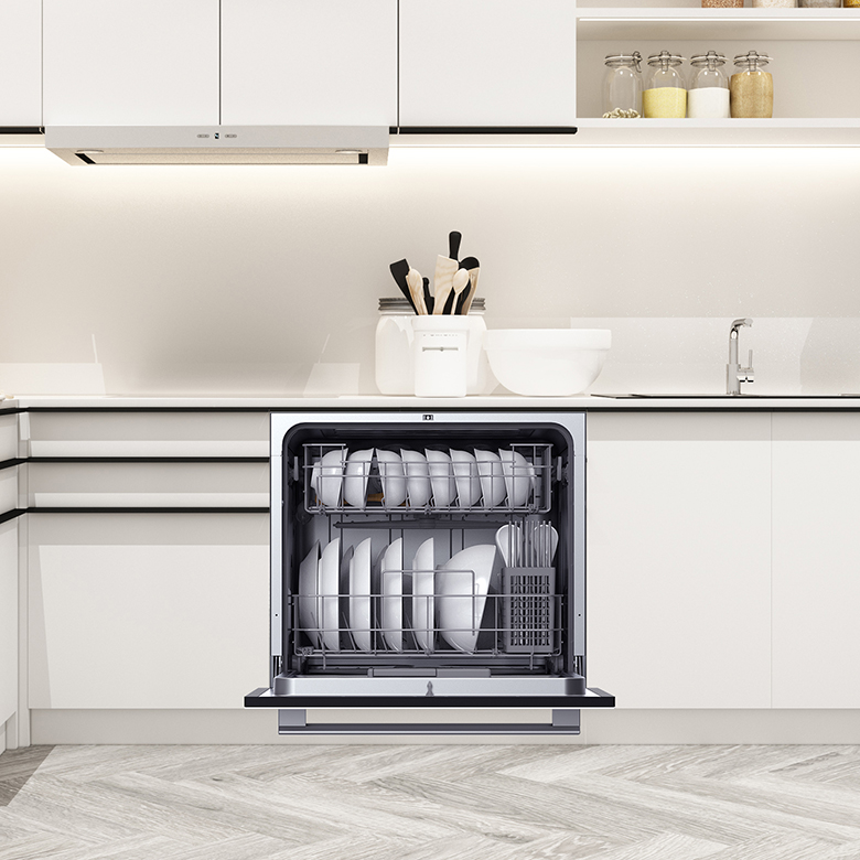 Máy rửa bát Galanz W8A2Q1-0E1(W) rửa nước nóng diệt khuẩn