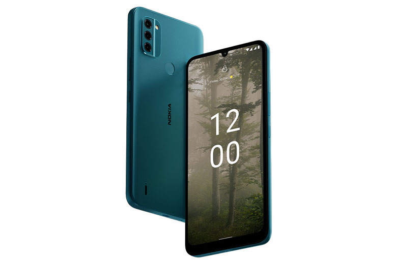 Điện thoại Nokia C31 4GB/128GB Xanh thiên hà - Thiết kế & màu sắc thời thượng
