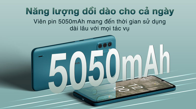 Điện thoại Nokia C31 4GB/128GB Xanh thiên hà - Pin "trâu" 5050mAh