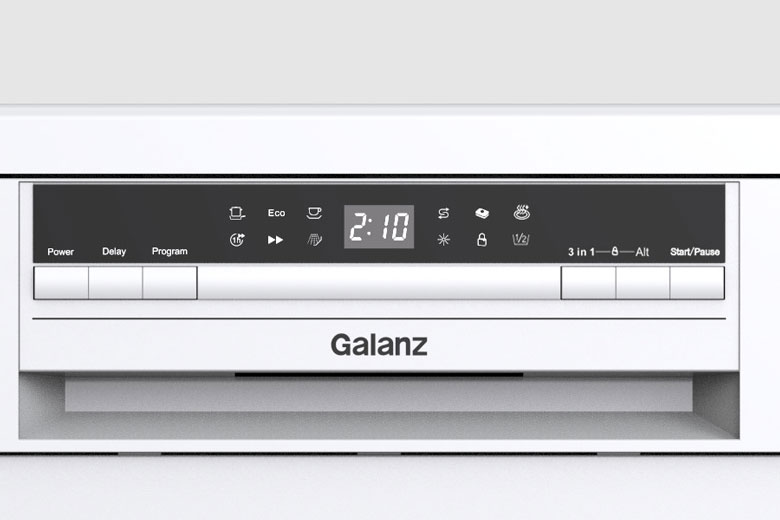 Máy rửa bát Galanz W60A401 - Bảng điều khiển thân thiện