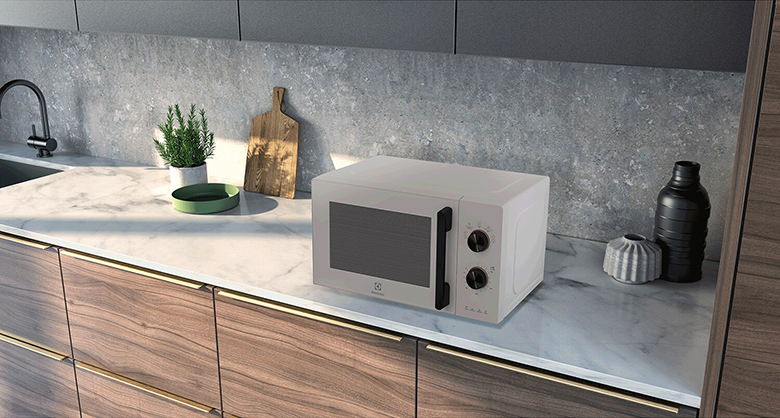 Lò vi sóng Electrolux EMM20K22W với thiết kế sang trọng và hiện đại