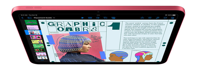 Máy tính bảng Apple iPad 10 2022 WiFi 256GB Pink MPQC3ZA/A - HĐH iPadOS 16 mới nhất