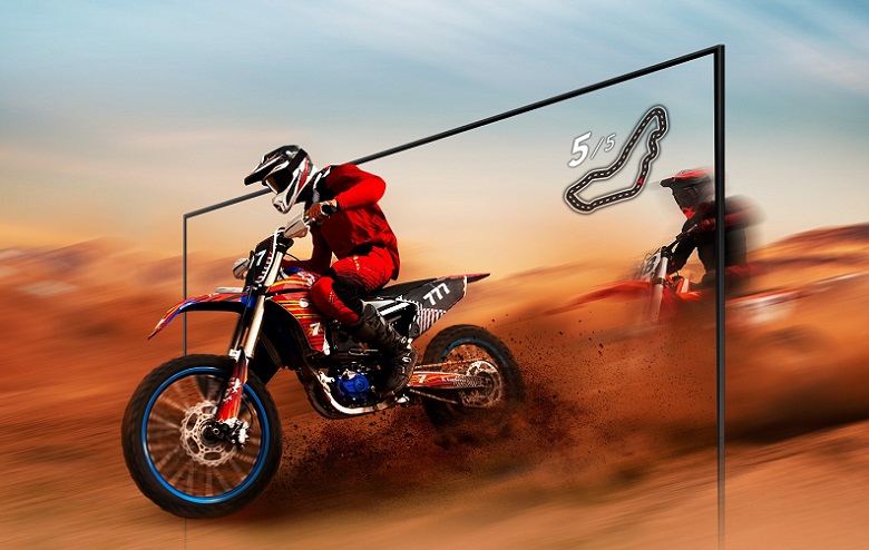 Smart Tivi Samsung 4K 65 inch UA65AU7700 công nghệ Motion Xcelerator