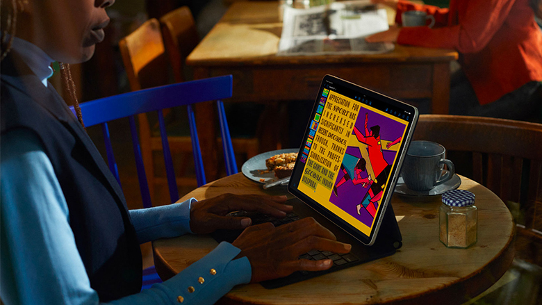 Máy tính bảng iPad Pro M2 12.9 inch Wifi Cellular  128GB Silver kết nối thiết bị ngoại vi