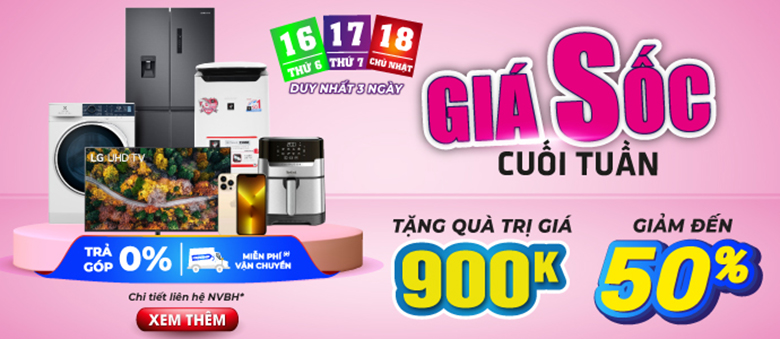 SIÊU SALE CUỐI NĂM, GIẢM ĐẾN 50%