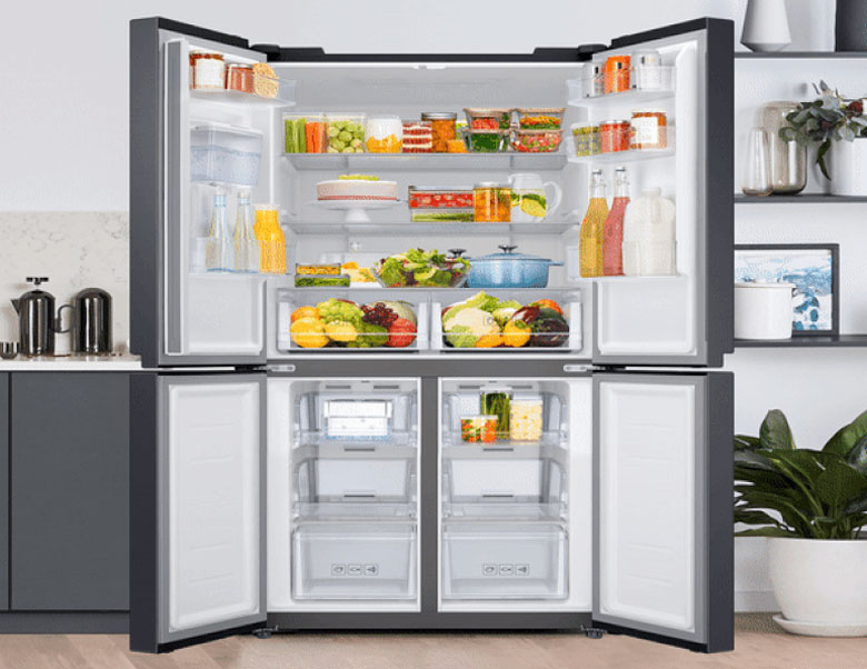 Tủ lạnh Samsung Inverter 488 lít RF48A4010B4 SV không gian lưu trữ đồ lớn