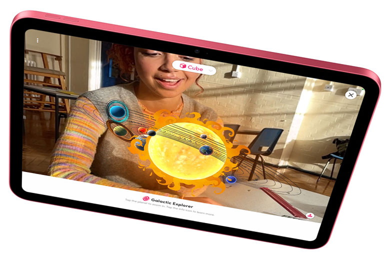 Máy tính bảng Apple iPad 10 (2022) 10.9" Cellular 256GB Pink MQ6W3ZA/A - Video call, quay phim chất lượng cao