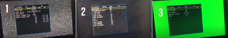 Tivi Sharp nháy đèn đỏ cần reset lại hệ thống