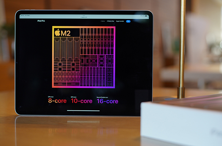 Máy tính bảng iPad Pro M2 12.9 inch Wifi Cellular 128GB Silver hiệu năng khủng