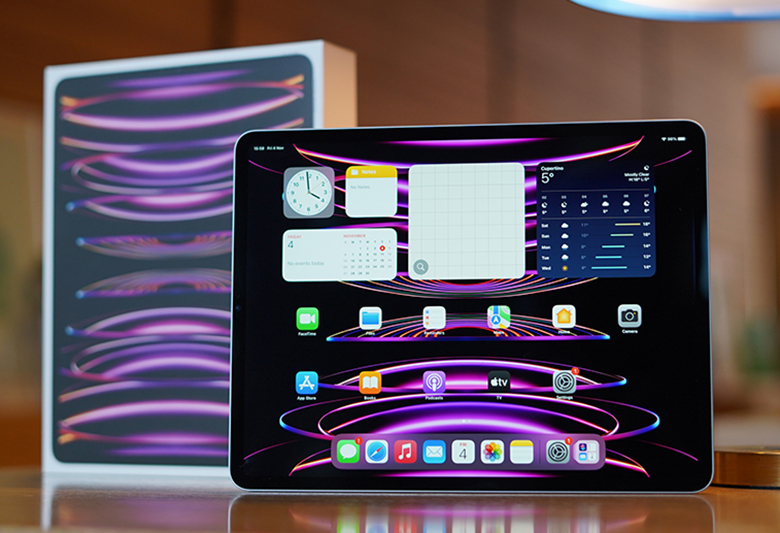 Máy tính bảng iPad Pro M2 12.9 inch Wifi Cellular 128GB Silver màn hình cực nét