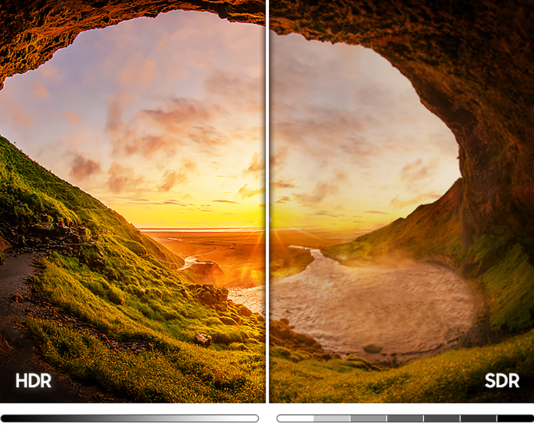 Smart Tivi Samsung 4K 65 inch UA65AU8000 tích hợp công nghệ cải thiện độ sáng