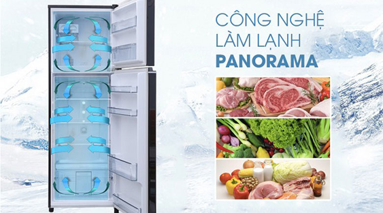 Tủ lạnh Panasonic NR BV361WGKV công nghệ Panorama