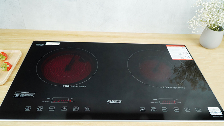 Bếp hồng ngoại đôi Chef's EH-DHL321