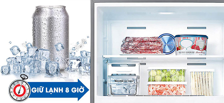 Tủ lạnh Samsung RT35K5982S8 SV công nghệ giữ nhiệt khi mất điện