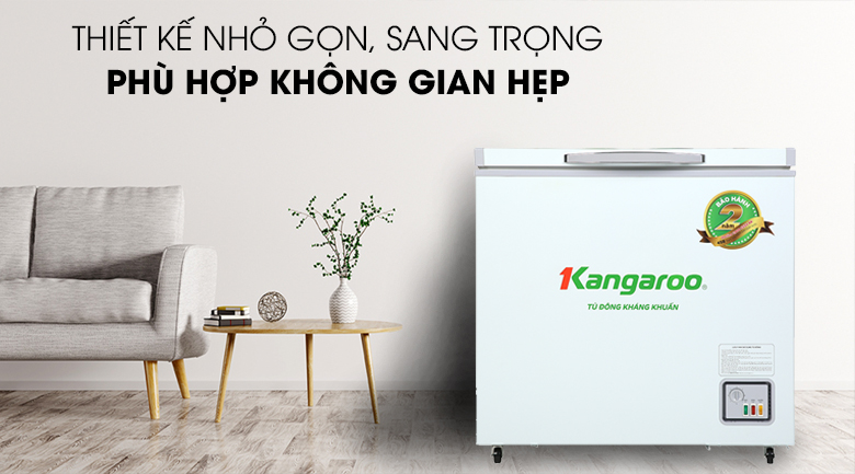 Tủ đông Kangaroo KG265NC1 về thiết kế