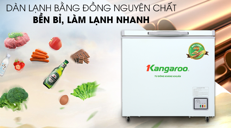 Tủ đông Kangaroo KG265NC1 công nghệ tiên tiến