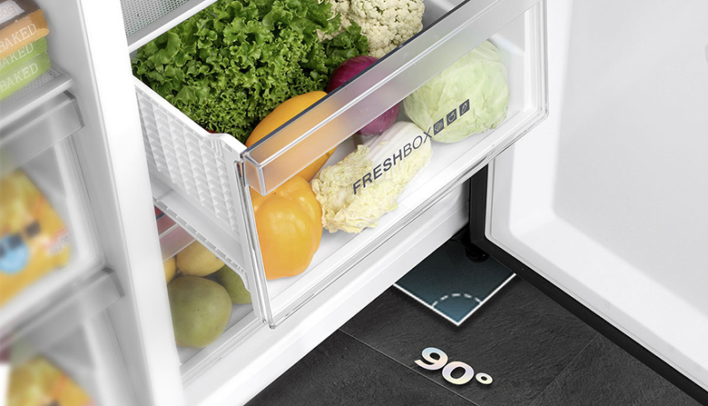 Tủ lạnh AQR SW541XA BL luôn giữ được thực phẩm tươi ngon