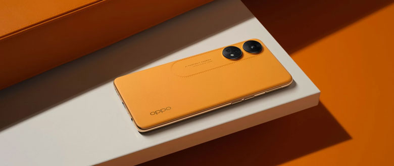 Điện thoại Oppo Reno8 T 4G 8GB/256GB Cam CPH2481 - Mặt lưng với họa tiết dập nổi ấn tượng