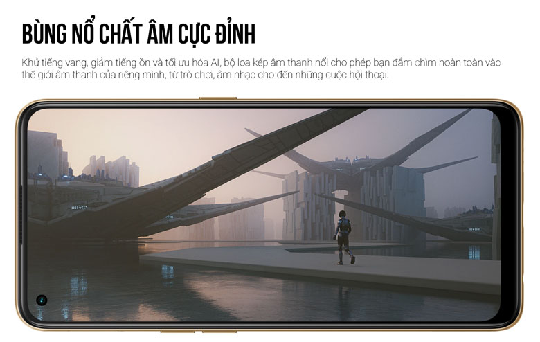 Điện thoại Oppo Reno8 T 4G 8GB/256GB Đen CPH2481 - Trải nghiệm âm thanh cực đỉnh