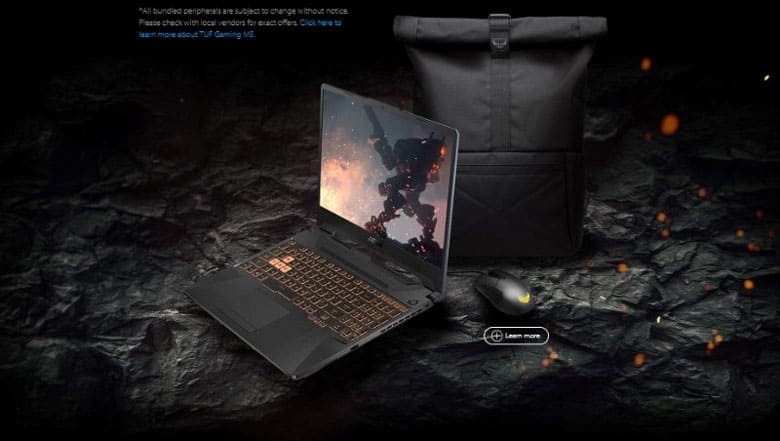 Laptop Asus Gaming TUF A15 FA506ICB-HN355W - Thiết kế đầy sắc sảo và lạnh lùng
