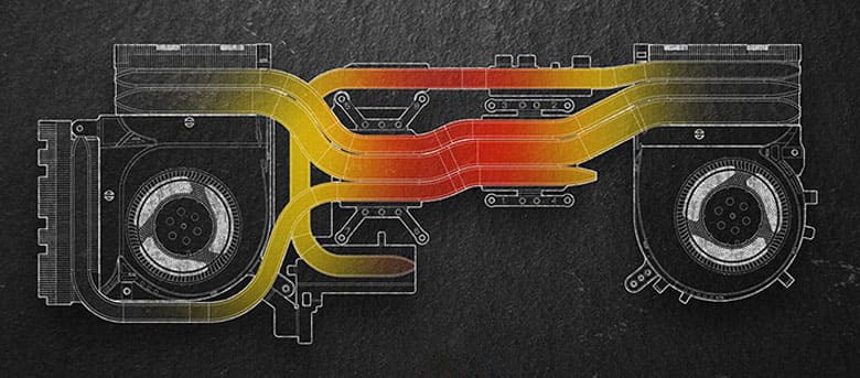 Laptop Asus Gaming TUF F15 FX506HC-HN144W - Toàn bộ hệ thống tản nhiệt