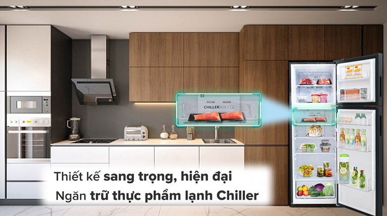 Tủ lạnh Aqua AQR-T299FA(FB) bảo quản bằng ngăn đông mềm