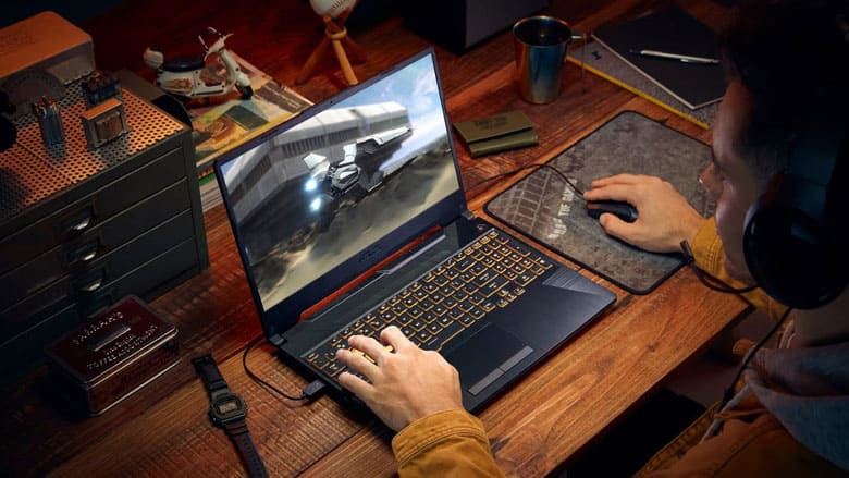 Laptop Asus Gaming TUF F17 FX706HC-HX579W - Màn hình Nano Edge siêu mỏng