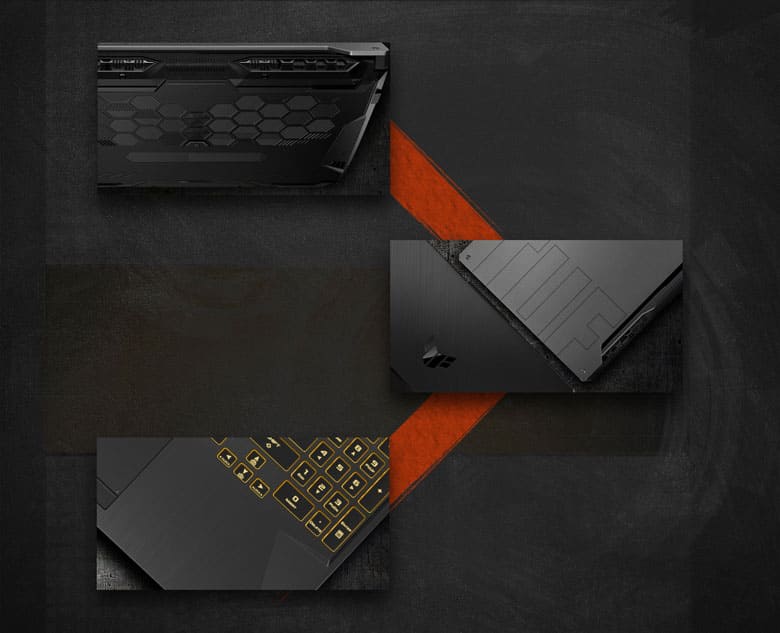 Laptop Asus Gaming TUF F17 FX706HC-HX579W - Tinh xảo trong từng chi tiết