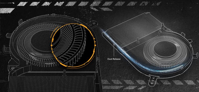 Laptop Asus Gaming TUF F17 FX706HC-HX579W - Nâng cấp quạt và khe tản nhiệt