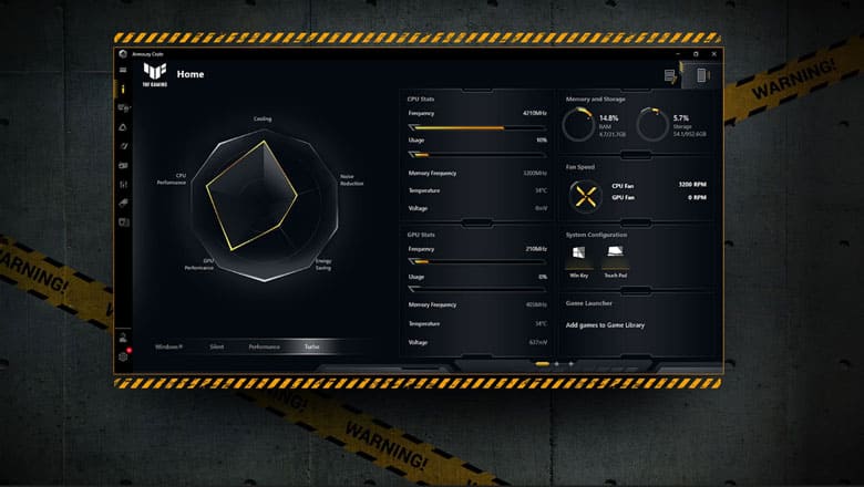 Laptop Asus Gaming TUF F17 FX706HC-HX579W - Phần mềm hỗ trợ độc quyền