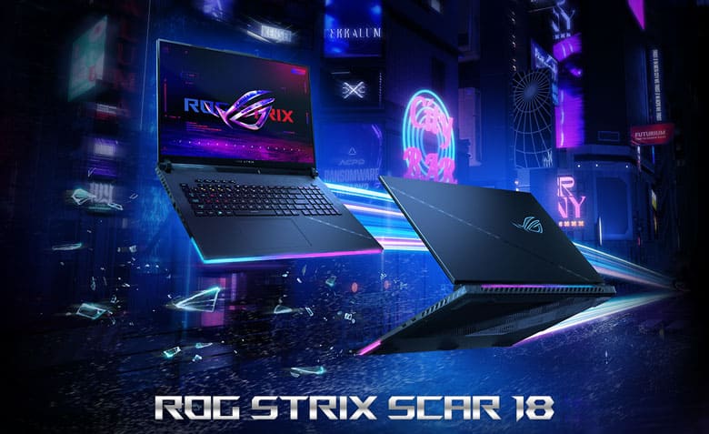 Laptop Asus Gaming ROG Strix SCAR 18 G834JY-N6039W - Vẻ ngoài sắc bén và lạnh lùng