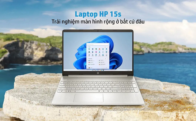 Laptop HP 15s-FQ5163TU 7C135PA màn hình HD sắc nét
